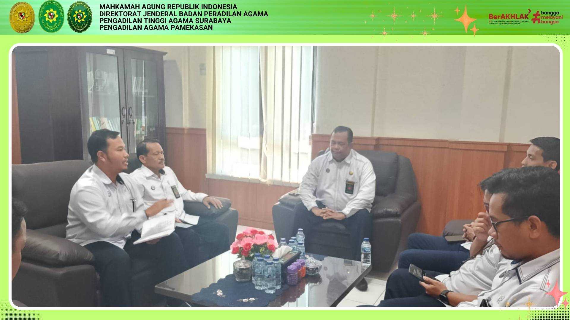 Perkuat Koordinasi: PA Pamekasan Gelar Rapat Terbatas Bahas Evaluasi Kinerja